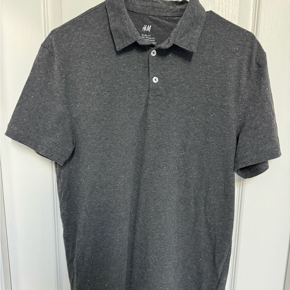 H&M slim fit men”s polo shirt